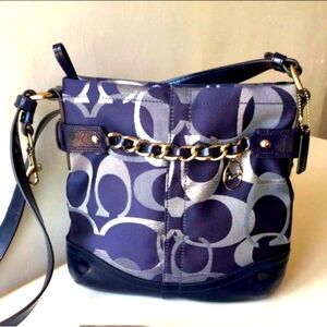Hold Don't Buy !!!!!Coach Lurex Monogrammed Signature Crossbody